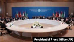 Туркий тилли давлатлар ҳамкорлик кенгаши саммити, Боку, 2019 йил 15 октябри.