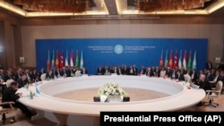 VII Саммит Совета сотрудничества тюркоязычных государств. Баку, 15 октября, 2019.