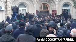 Абхазиядағы наразылық. 9 қаңтар 2020 жыл.
