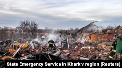 Наслідки одного з попередніх російських ударів на Харківщині, фото ілюстративне