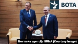 Takimi i fundit midis Dodikut dhe Putinit në Soçi të Rusisë, më 2 tetor 2025.