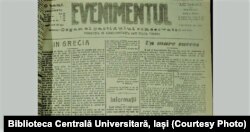 Ziarul „Evenimentul”, Iași