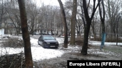 Într-un parc din Chișinău