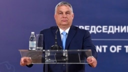 Orbán Viktor Belgrádban 2021. július 8-án