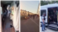 Colaj din capturi de ecran de pe un video publicat de Inspectoratul General pentru Migrație al MAI, în care apar migranți care locuiau în vagoane vechi la Băcioi, mun. Chișinău