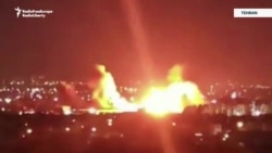 Explosion Rocks Tehran Following Air Strikes
