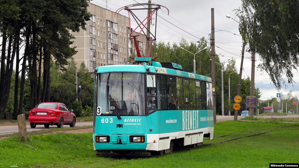 Ілюстрацыйнае фота. Трамвай у Віцебску
