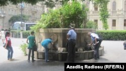 Жара в Баку (архивное фото)