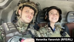 Беларуска сям'я, Вераніка Яновіч і ейны муж Аляксей Лазараў, які загінуў на вайне за Ўкраіну