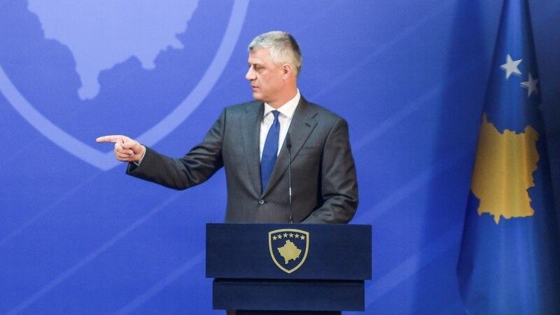 Тачи го претставил својот план за договор со Србија 