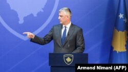 Претседателот на Косово Хашим Тачи 