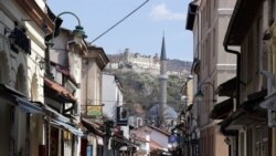 Puste centralne sarajevske ulice u vreme pandemije korona virusa - 5. april 2020.