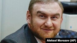 Rauf Arashukov in court in Moscow in January