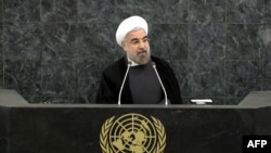 Hassan Rohani gjatë fjalimit të sotëm në Kombet e Bashkuara