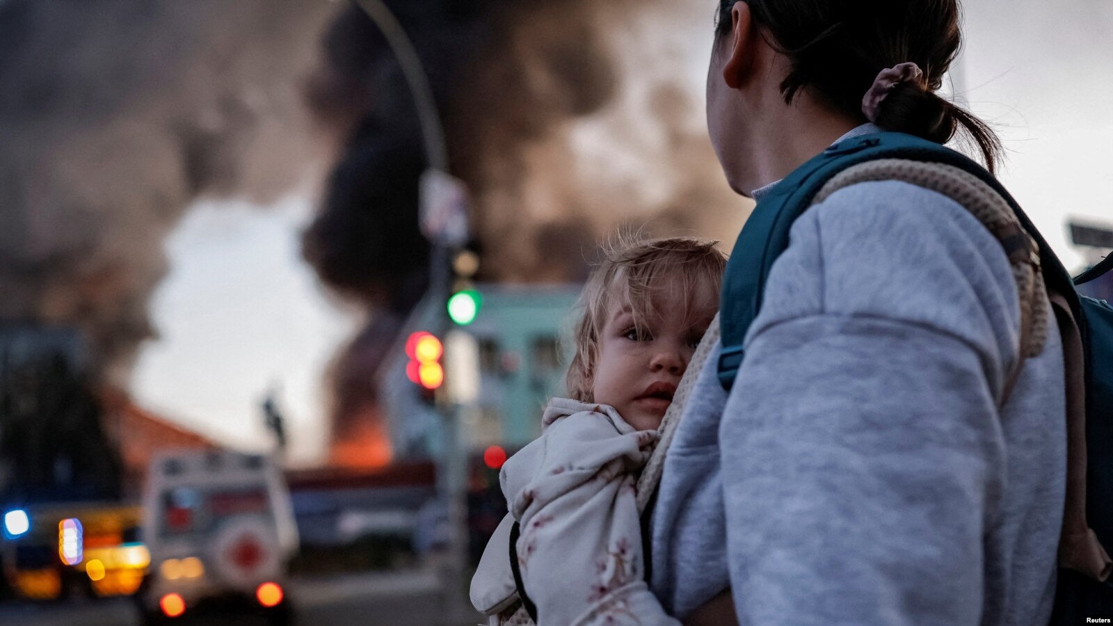 Russia Pounds Ukrainian Capital, Killing At Least 5, Hours After US Envoys Depart