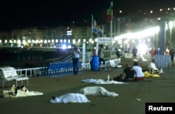 La Nisa după atentat...