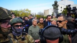 Secretarul General ONU António Guterres during a visit to the city of Borodyanka in the Kyiv region, which has documented a number of war crimes committed by the Russian military. Borodyanka, April 28, 2022