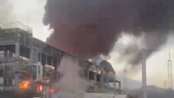 У російському Туапсе втретє горить НПЗ після атаки дронів