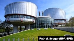 Ndërtesa e Gjykatës Evropiane për të Drejtat e Njeriut në Strasburg.
