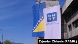 Zastava BiH i BHRT-a, Sarajevo