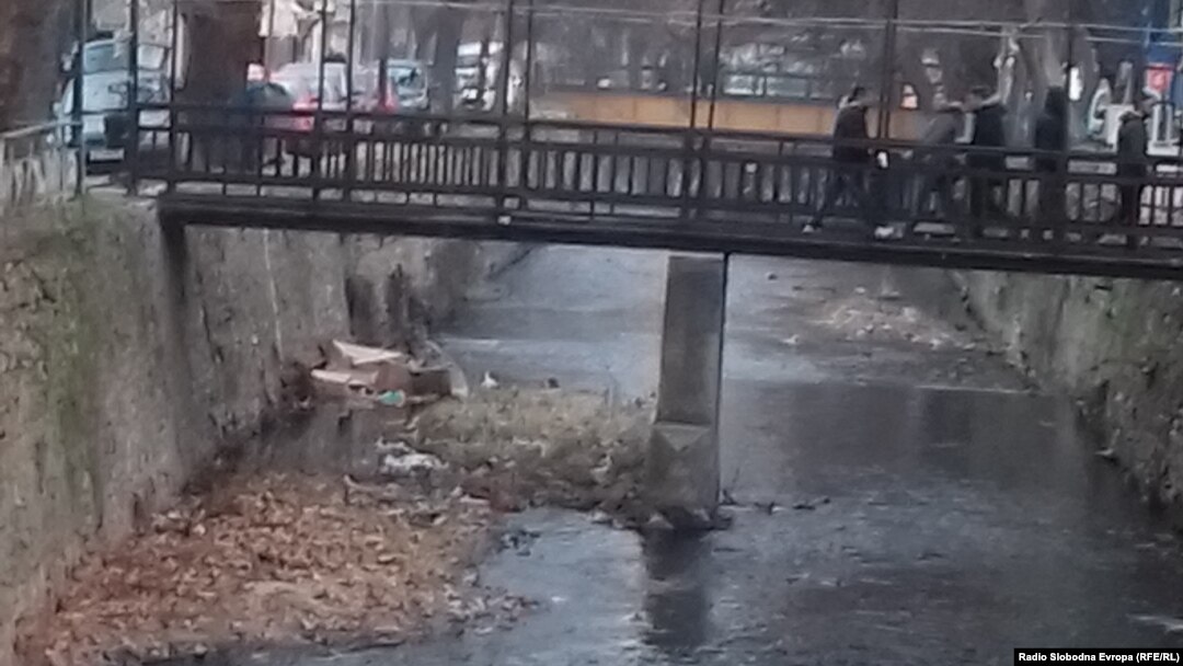 Реката Драгор во Битола