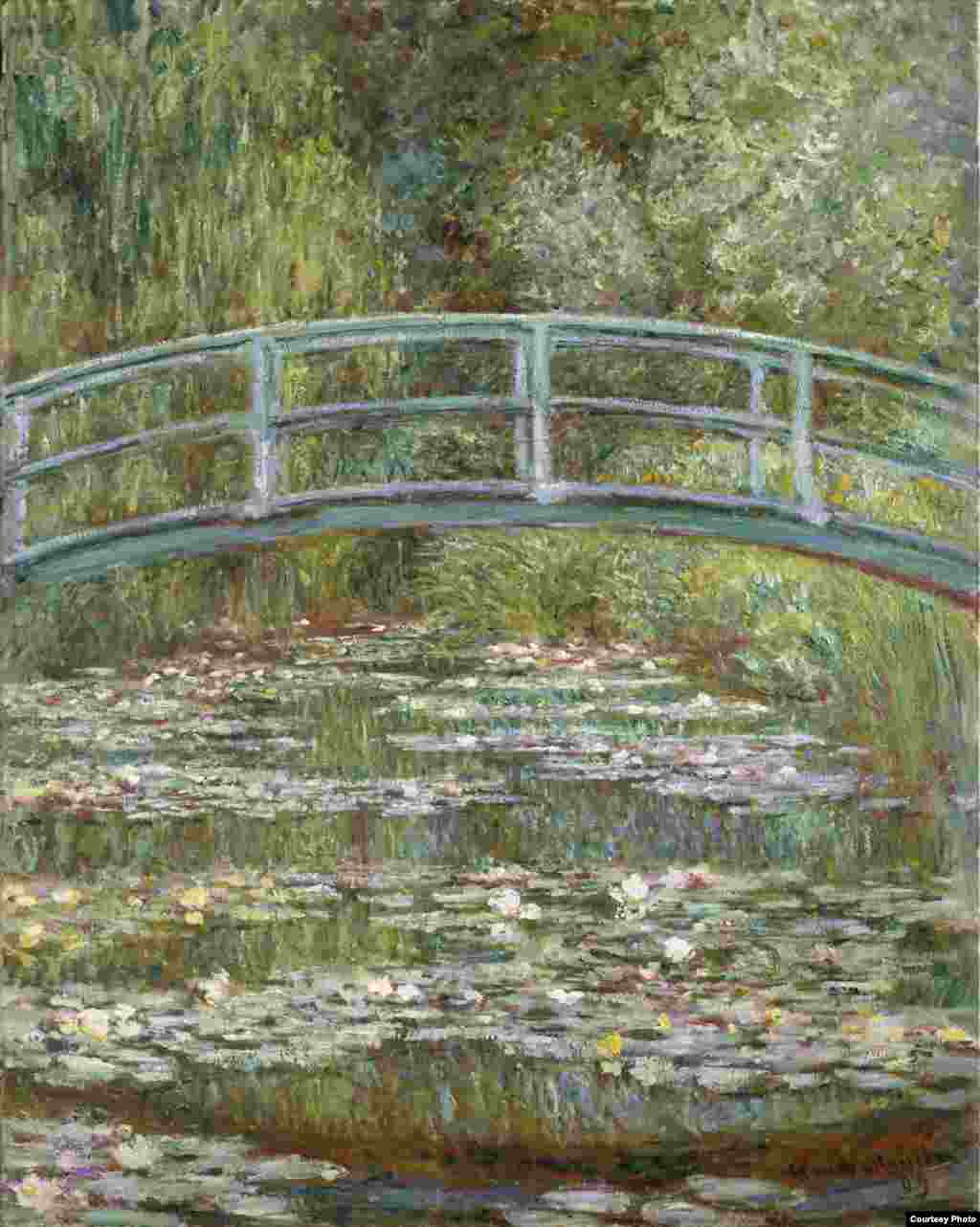 Claude Monet, Pod peste un eleșteu cu nuferi (1899), Folkwang Museum, Essen