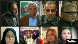 Some of detained activists in Iran who have called on Supreme Leader Ali Khamenei to resign.