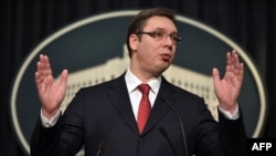 Serbian Prime Minister Aleksandar Vucic 