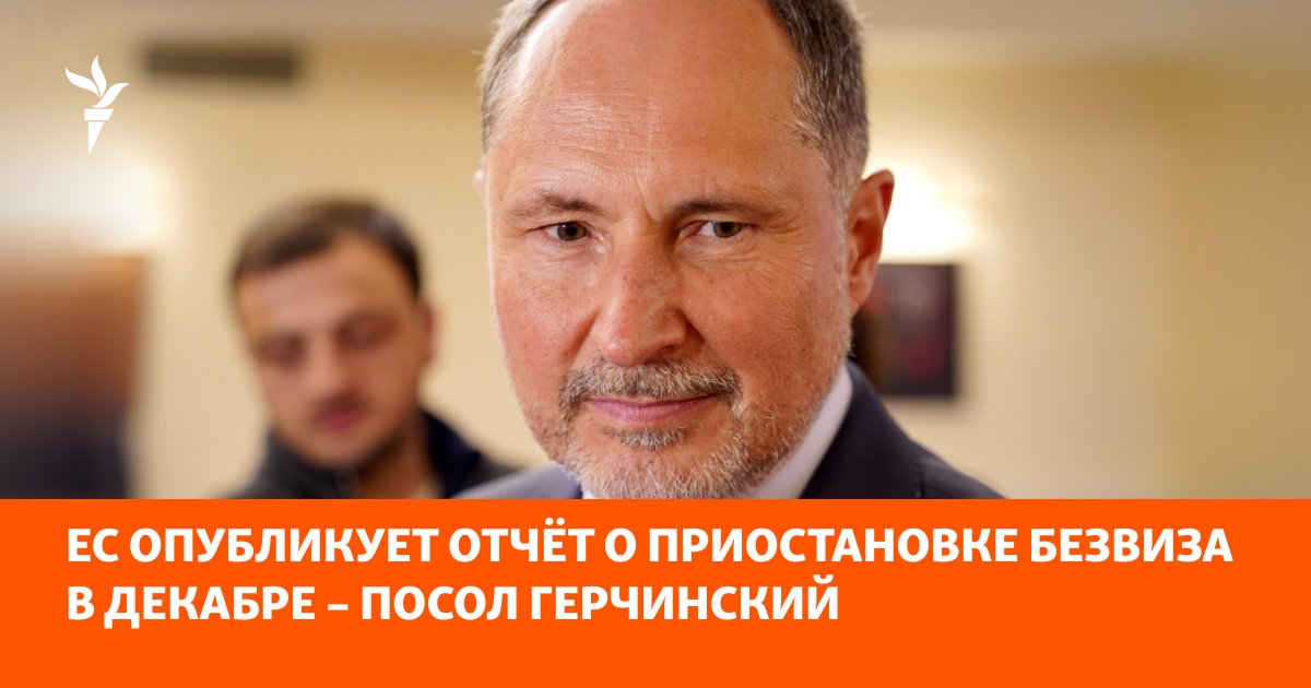 ЕС опубликует отчёт о приостановке безвиза в декабре – посол Герчинский