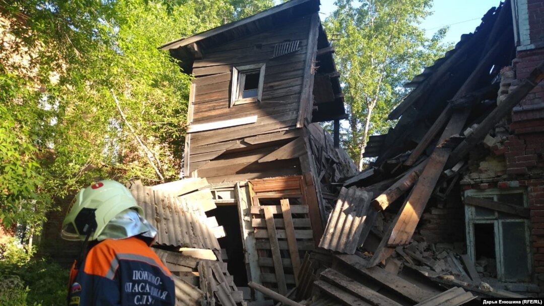 После пожара на месте дома останется печка