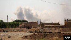 Бої за одну з околиць Ракки, фото 7 червня 2017 року