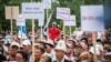 Атамбаевдин тарапташтары өткөргөн митинг. 3-июль, 2019-жыл. 