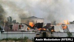 Пожар в Караколе, 14 июня 2017 г.