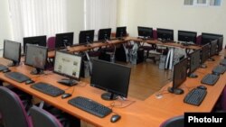 Armenia - A computer room at the State Economics University in Yerevan, 13Apr2012.