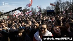 На мітингу та концерті до 100 років незалежності БНР. Мінськ, 25 березня