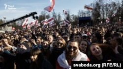 На мітингу та концерті до 100 років незалежності БНР. Мінськ, 25 березня