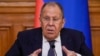 Russia - Russia's Foreign Minister Sergey Lavrov gestures while speaking during a joint news conference with India's Foreign Minister Subrahmanyam Jaishankar in Moscow, August 21, 2025.