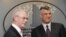 Herman van Rompej i Hashim Thaci u Prištini, 1. jul 2013.