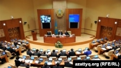 Deputies are seeking an early vote to replace the current makeup of the Mazhilis, or lower house of the Kazakh parliament.