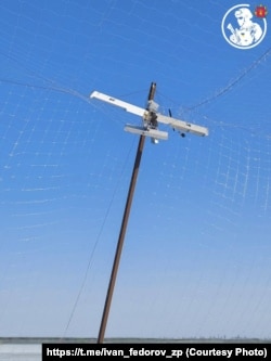 «Молнія», яка заплуталась в антидроновій сітці. Запорізька область, січень 2026 року