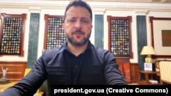 Президент України Володимир Зеленський під час відеозвернення. Київ, 11 жовтня 2026 року