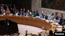 The UN Security Council is scheduled to vote on a resolution allowing 'defensive' force in the Strait of Hormuz. (file photo)