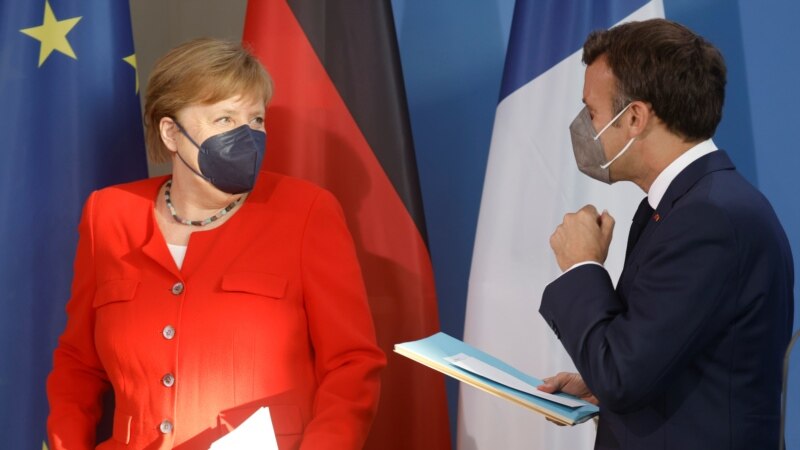 Меркел во проштална посета на Франција и средба со Макрон