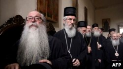 Собир на грчки метрополити на Крит во јуни, 2016 година. Илустрација. 