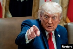 Дональд Трамп во время совещания в Белом доме. Вашингтон, 27 мая 2026 года