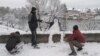 Migranti i izbjeglice na snijegu u BiH