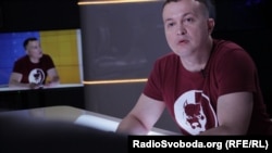 Юрко Космина у студії Радіо Свобода