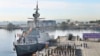 Iranian naval forces inaugurate Iranian new domestically made destroyer Sahand in southern port of Bandar Abbas, December 1, 2018