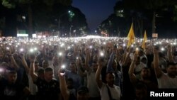 Опозициски протест во Тирана на 21 јуни 2019