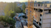 Строительная площадка многоэтажки «Консоли» (вид сверху) в Севастополе, 18 августа 2021 года